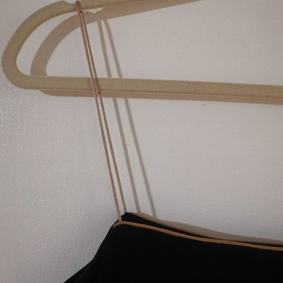 Mini Black Slip Dress - Picture 3 of 4